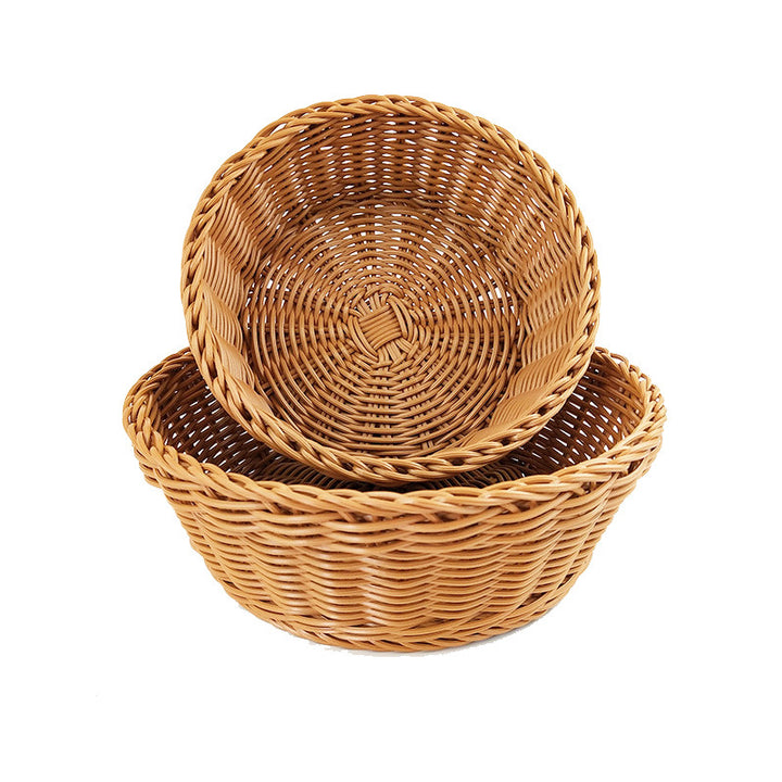 Natural Woven Serving Bowl Set Bowlift