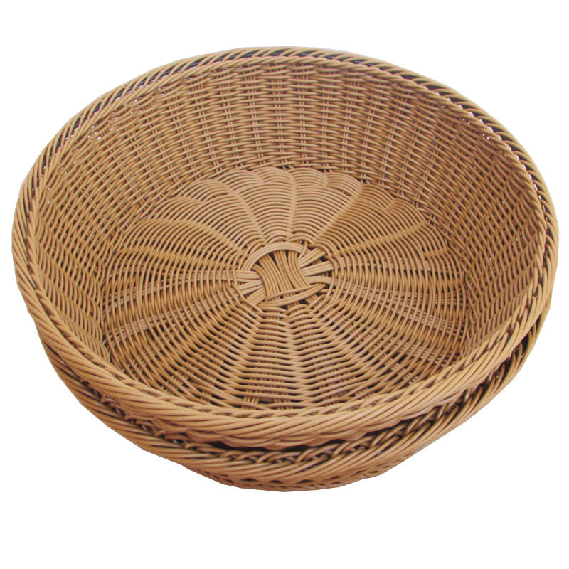 Woven Natural Rattan Serving Bowl Bowlift
