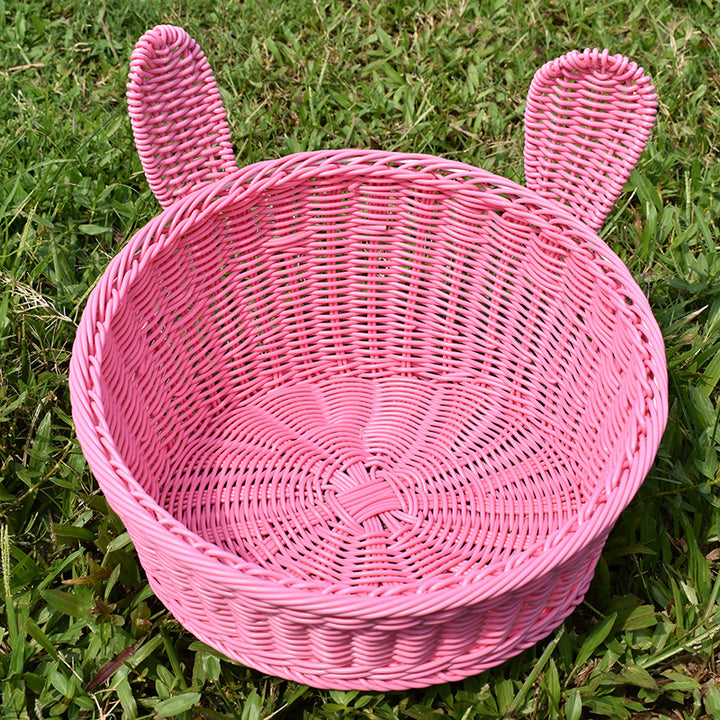 Cute Bunny-Shaped Storage Basket Bowlift