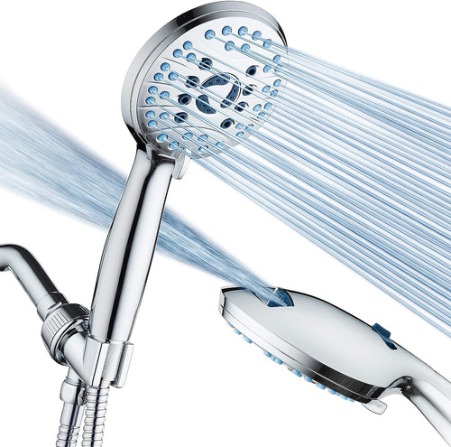 BowLift | Shower Head Adjustable High Pressure Chrome Set