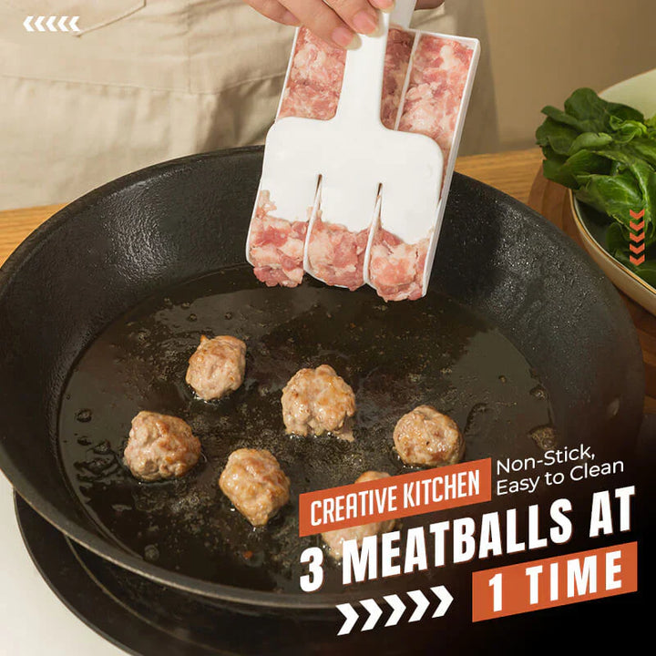 BowLift | ‍Creative kitchen triple meatball machine