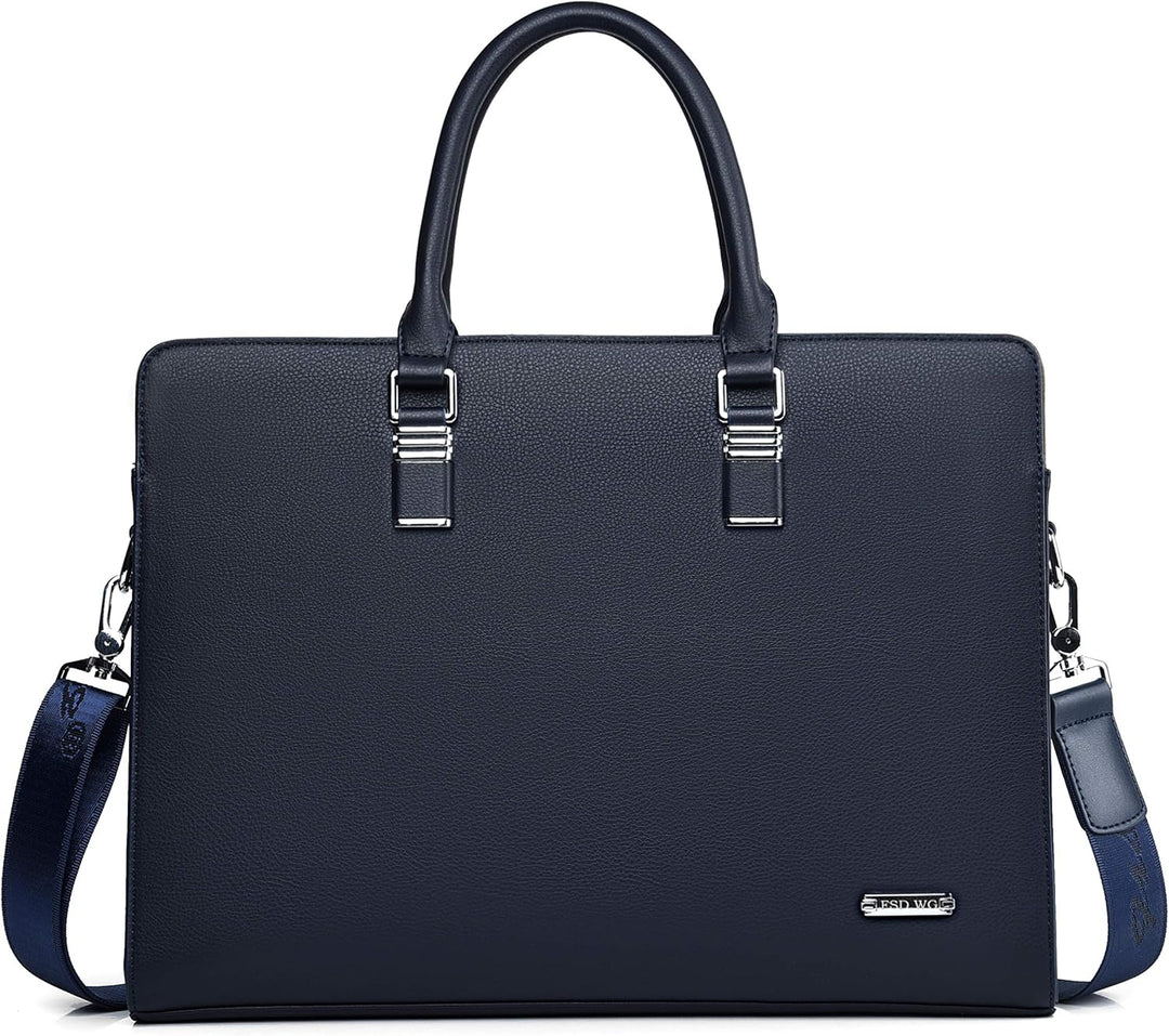 Genuine Leather Multi-Compartment Business Briefcase for Professionals | Bowlift
