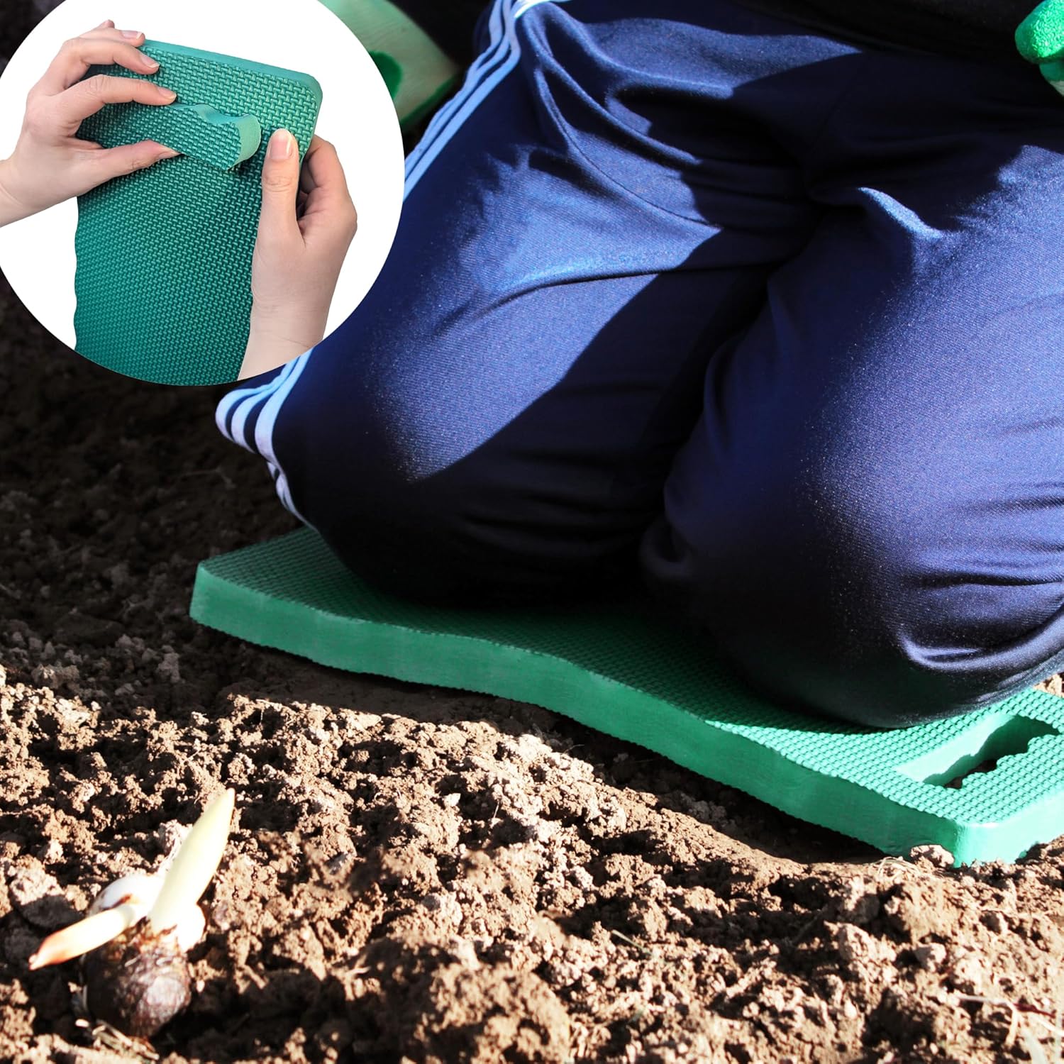 BowLift | Garden Knee Pads – Comfortable and non-slip seat cushion for gardening and ground contact