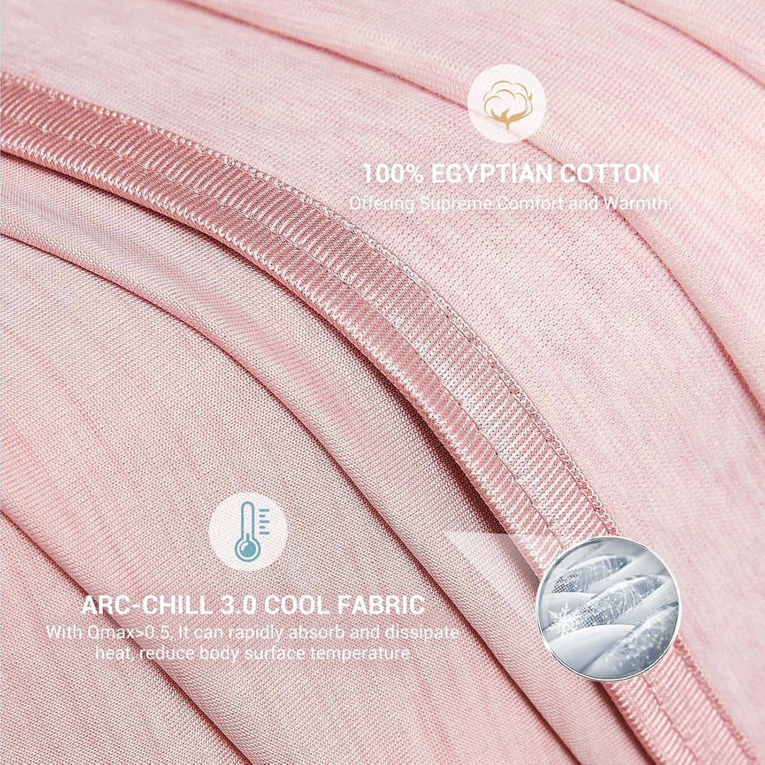 Light Pink Cooling Blanket –  3.0, Q-Max>0.5, Multi-Size Options | Bowlift