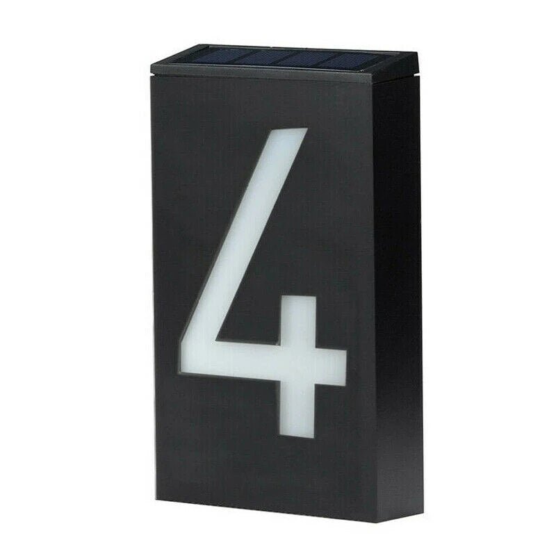 BowLift | Solar house numbers - eco-friendly - economical - modern design