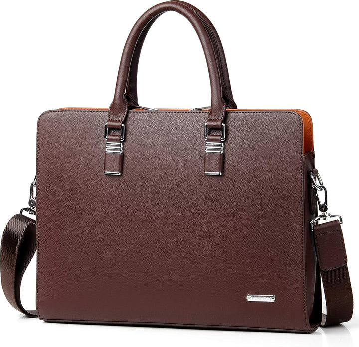 Genuine Leather Multi-Compartment Business Briefcase for Professionals | Bowlift