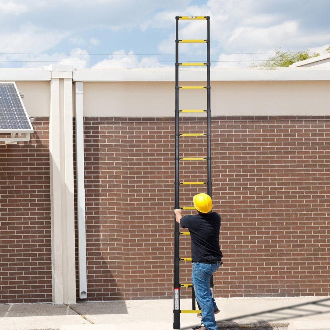 Telescopic Ladder Aluminum with Removable Hook | Bowlift