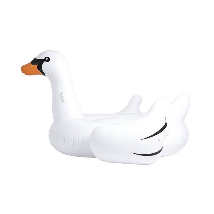 Unisex inflatable swimming animal in elegant swan shape Bowlift