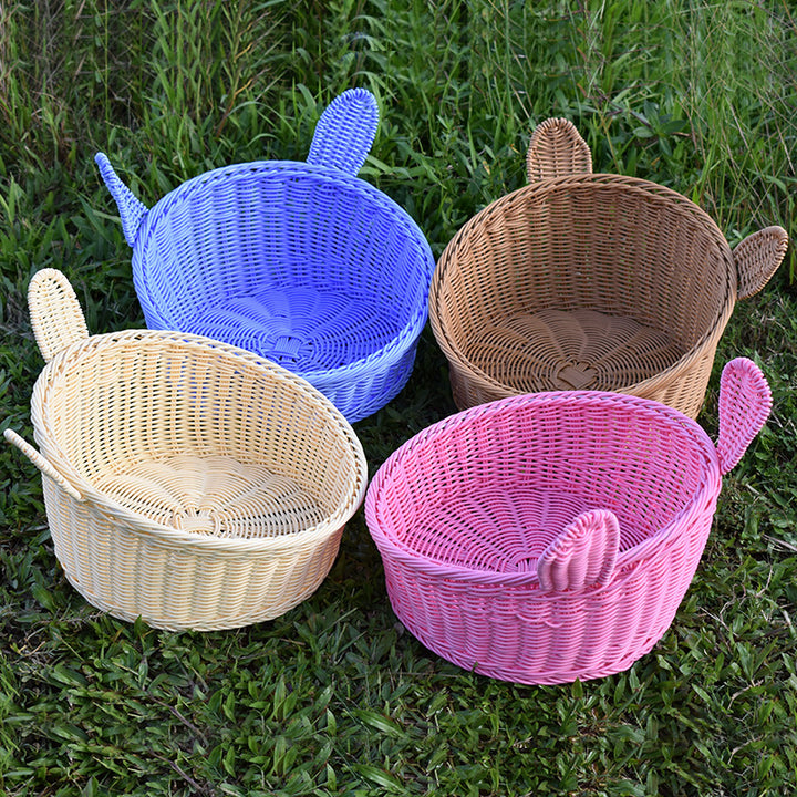 Cute Bunny-Shaped Storage Basket Bowlift