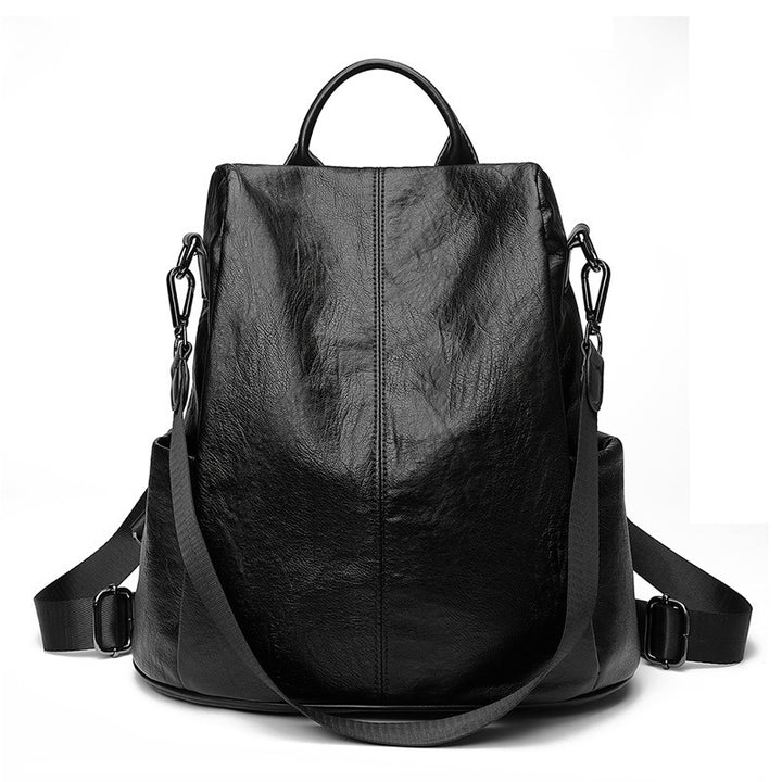 Stylish Multi-Functional Leather Backpack
