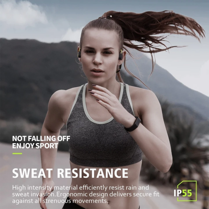 BowLift | New waterproof bone conduction headphones stereo Bluetooth