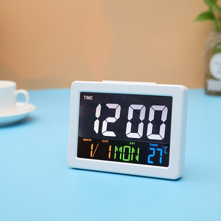 Digital Thermometer and Hygrometer Alarm Clock Bowlift