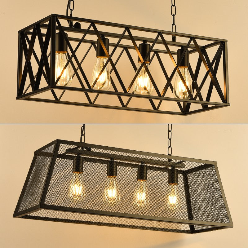Industrial Geometric Pendant Light