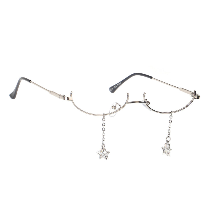 Decorative Star-Accented Eyewear Chain Bowlift