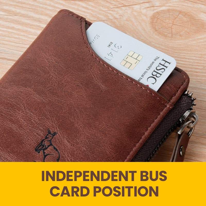 BowLift | Men's Essentials-Multi-functional RFID Blocking Waterproof Durable PU Leather Wallet