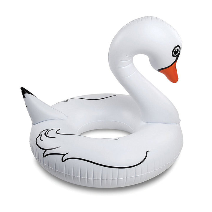Unisex Inflatable Swim Ring in Swan Shape Bowlift