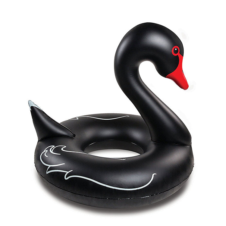 Unisex Inflatable Swim Ring in Swan Shape Bowlift