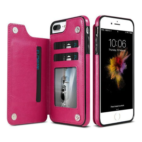 BowLift | Luxury Leather Wallet Case For iPhone