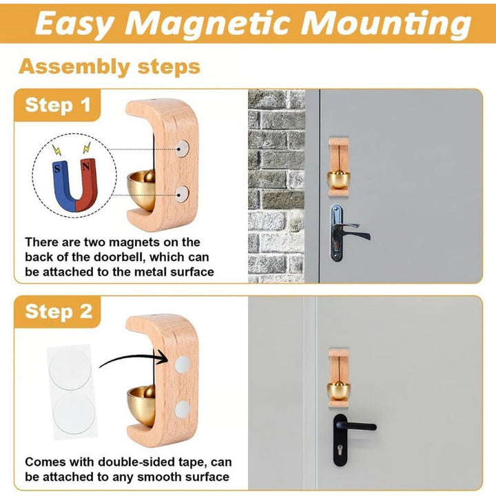 BowLift | Magnetic Wooden Doorbell