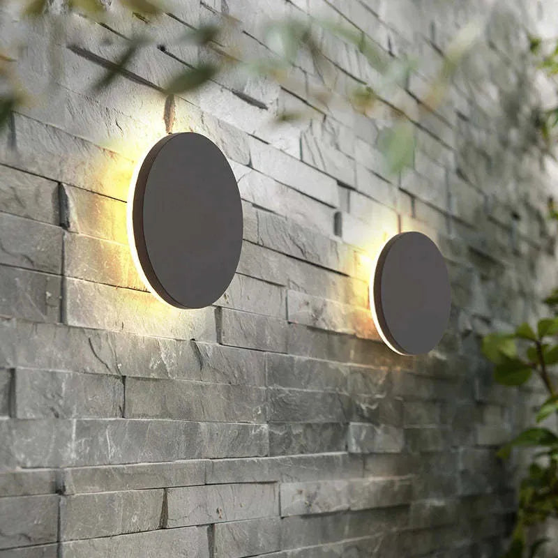 BowLift | Wall Light Modern Black Outdoor LED Lamp