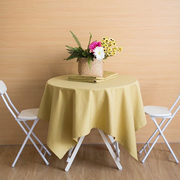 Woven Boho table runner with fringes and abstract watercolor pattern Bowlift