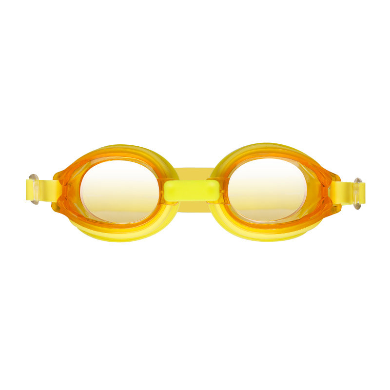 Swim goggles with anti-fog coating and individually adjustable headband Bowlift