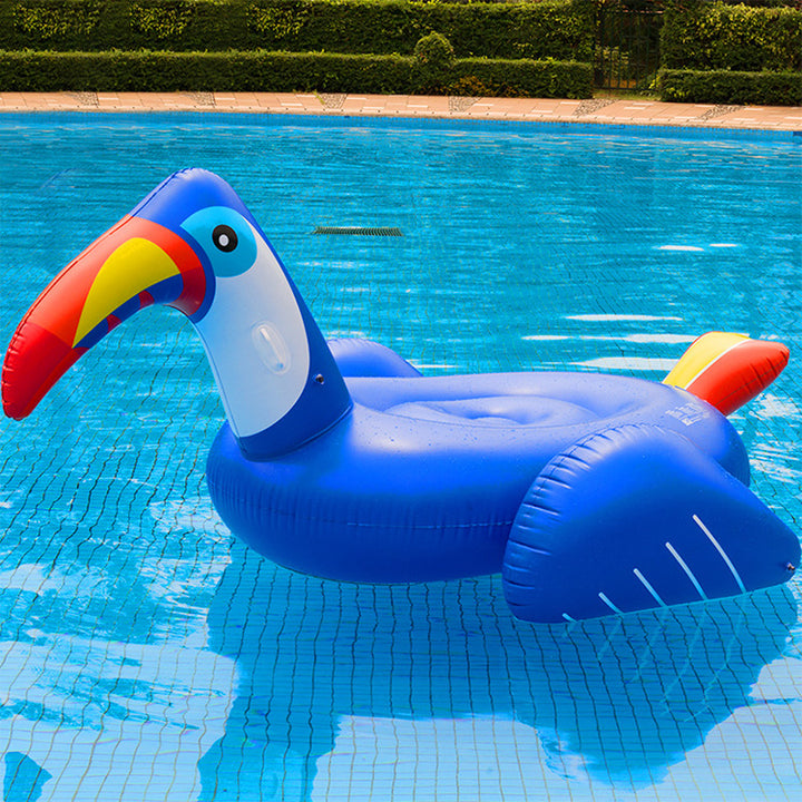 Unisex Inflatable Toucan Pool Float Bowlift
