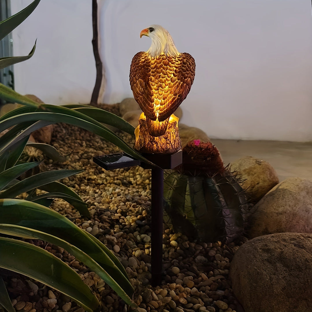 SolarGlow Eagle - Stylish Solar Lamp for Garden Lighting | Bowlift
