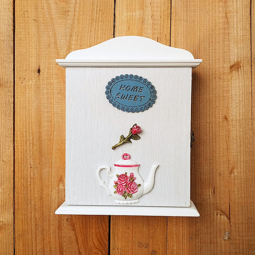 Decorative Wall-Mounted Teapot Organizer