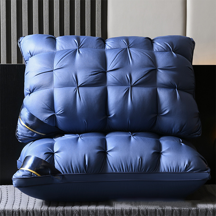 Ergonomic neck pillow with 3D quilting | Bowlift