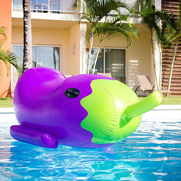 Unisex Inflatable Eggplant Lounger Bowlift