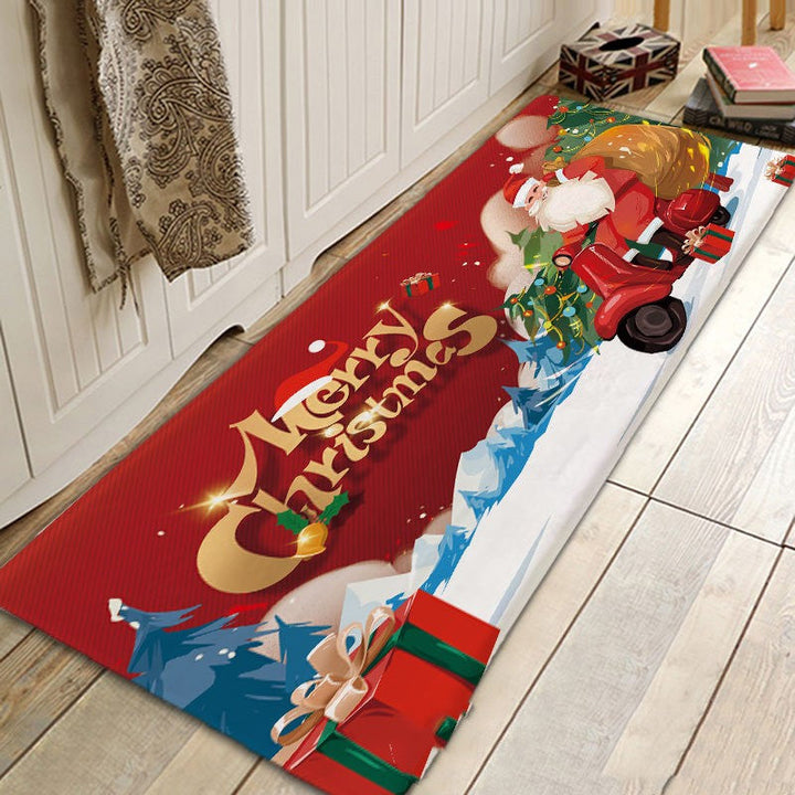 BowLift | Santa Claus Flannel Absorbent Floor Mat