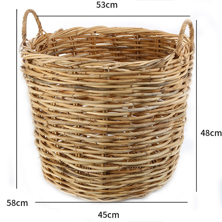 Unisex storage basket made of handwoven material Bowlift