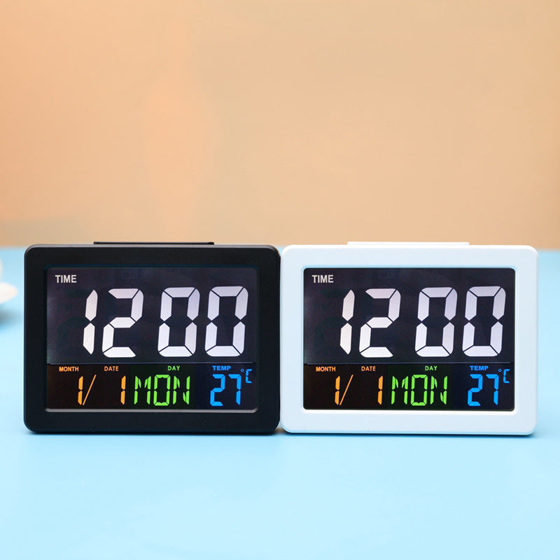 Digital Thermometer and Hygrometer Alarm Clock Bowlift