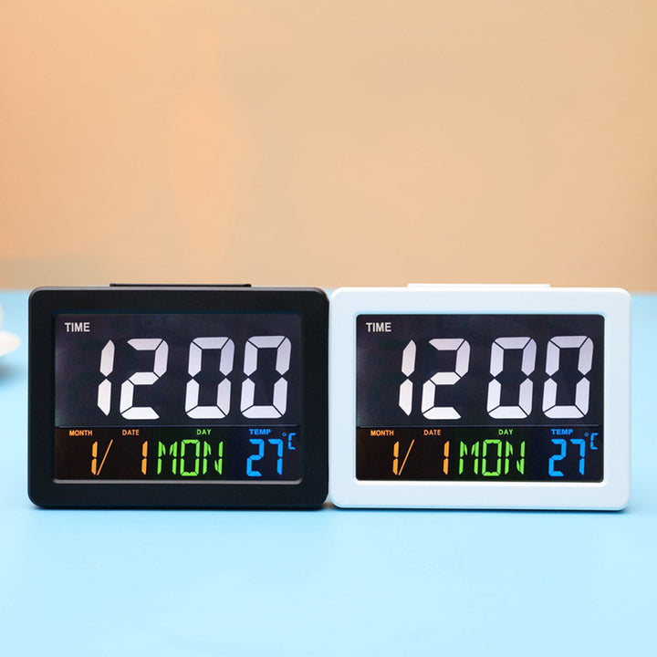 Digital Thermometer and Hygrometer Alarm Clock Bowlift