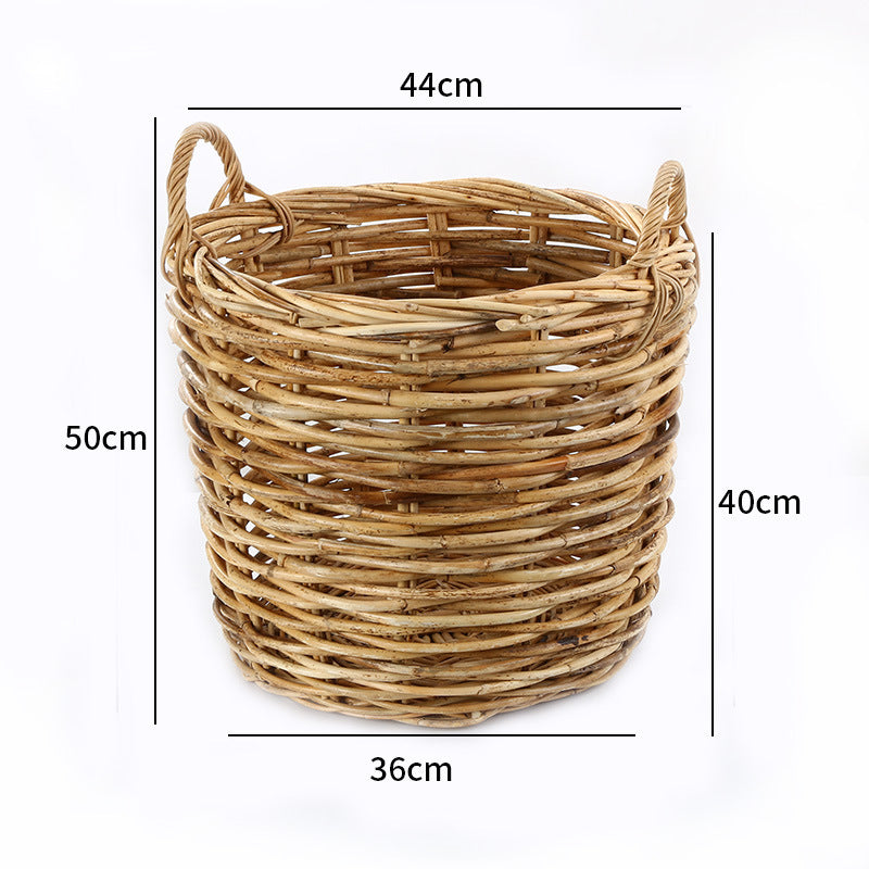 Unisex storage basket made of handwoven material Bowlift