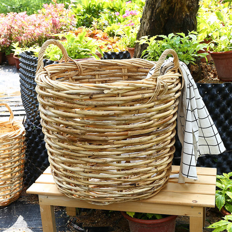 Unisex storage basket made of handwoven material Bowlift