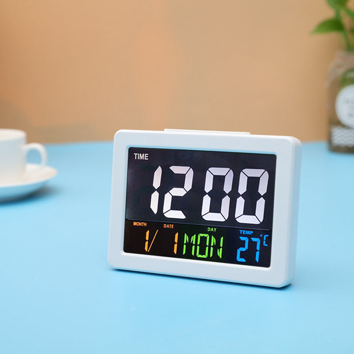 Digital Thermometer and Hygrometer Alarm Clock Bowlift