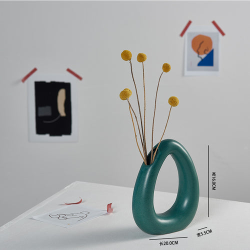 Artistic Loop-Shaped Vase