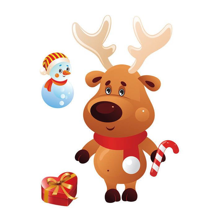 Festive Cartoon Reindeer Decoration Bowlift