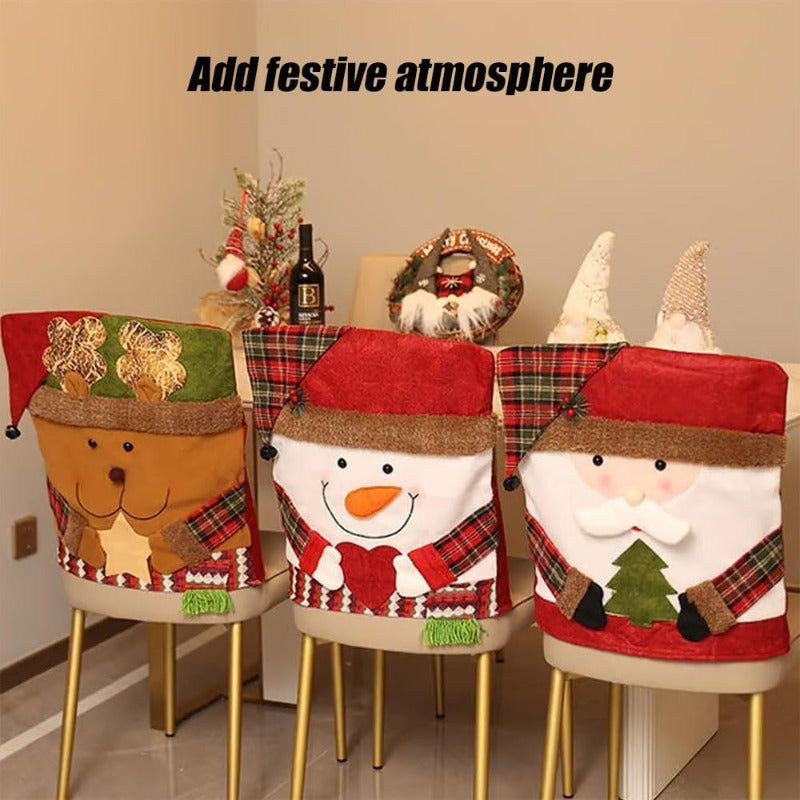 BowLift | CheerCover Christmas Chair Covers with Santa Claus