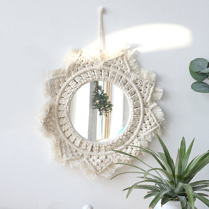 BowLift | Handmade Macrame Mirror Wall Hanging - Boho Home Decor