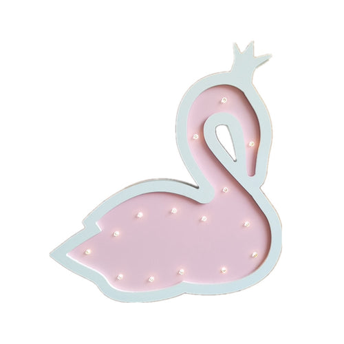 Decorative LED Swan Wall Lamp