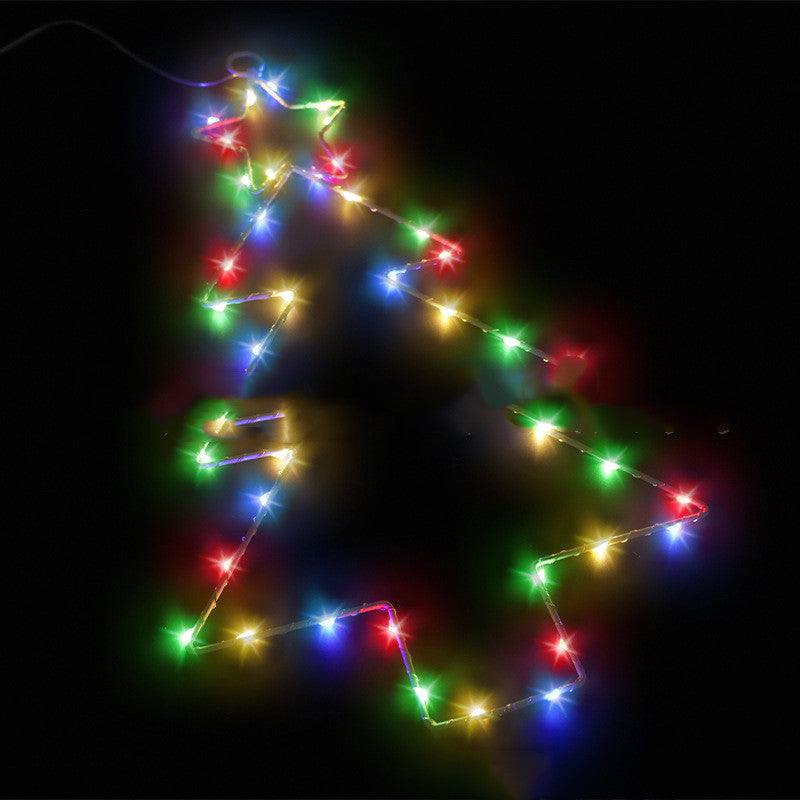 BowLift | Wrought Iron Christmas Tree Shaped Hanging Window Ornament