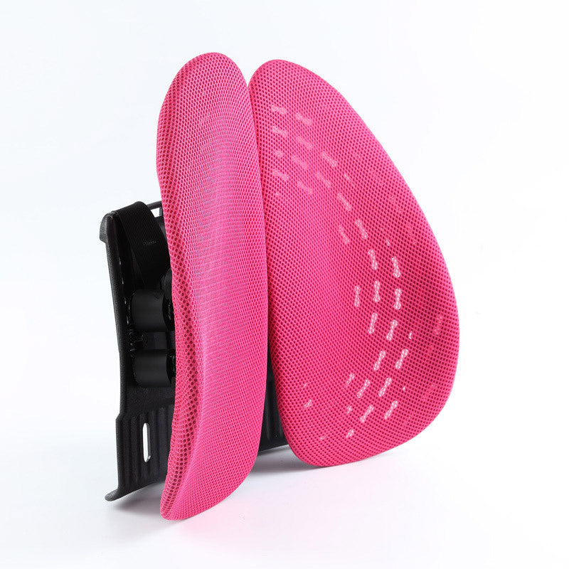 Ergonomic Dual-Shell Lumbar Back Support for Office Chairs Bowlift