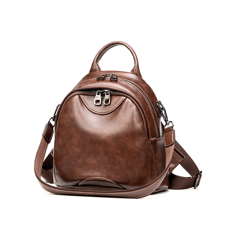 Chic Leather Backpack