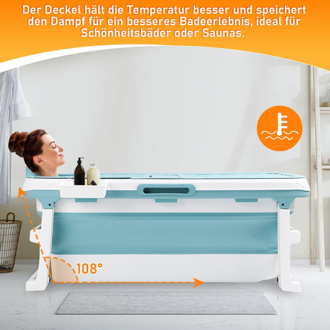 Foldable Bathtub with Cover | Bowlift
