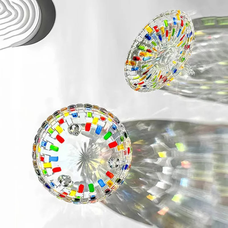 BowLift | Glass jar for candies – colorful patterns adding charm to any space