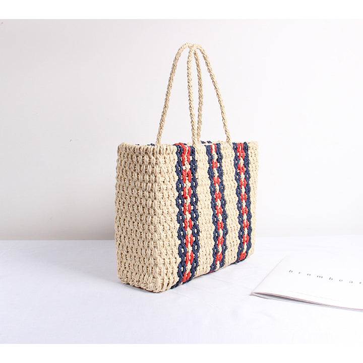 Spacious Braided Shopping Bag Bowlift