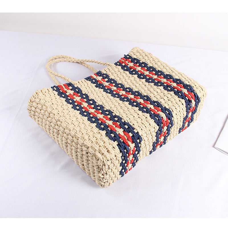 Spacious Braided Shopping Bag Bowlift